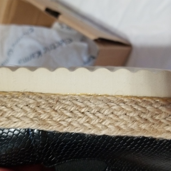 NWT Electric Karma Black Lola Espadrilles size 9 - Picture 5 of 6
